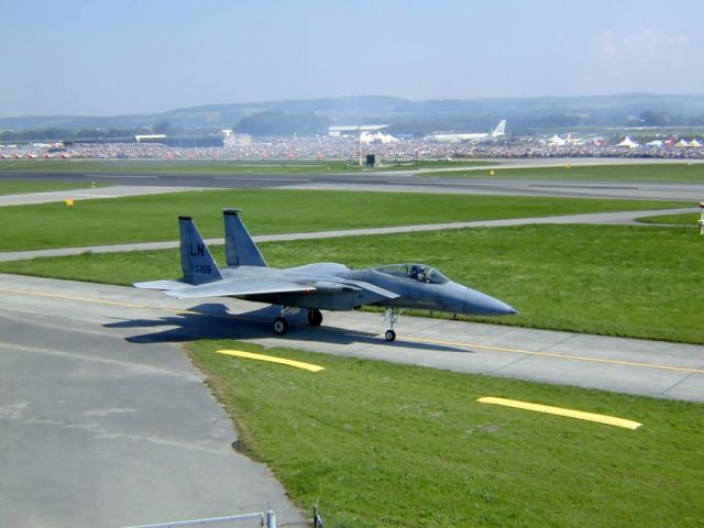 F-15 Eagle - American Eagle flies in Swiss sky Picture