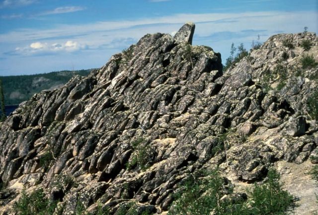 Basalt Rock Formation Near Bettles Picture