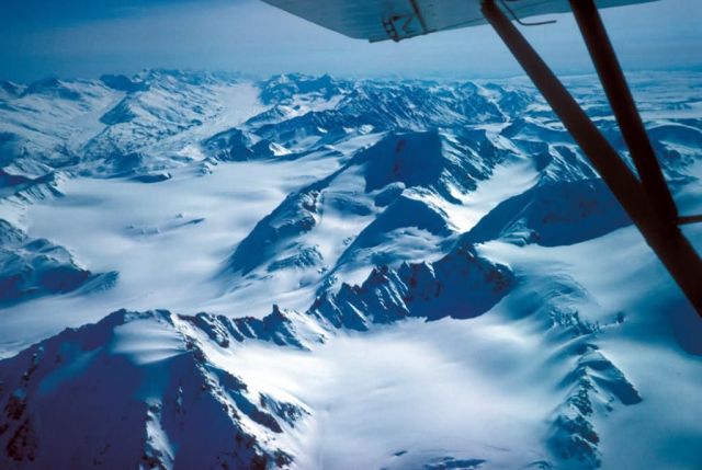 Chugach Mountains - Aerial View Picture