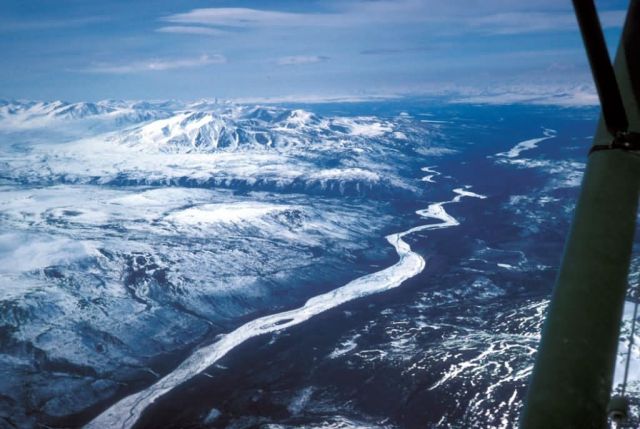 Upper Susitna River - Aerial View Picture