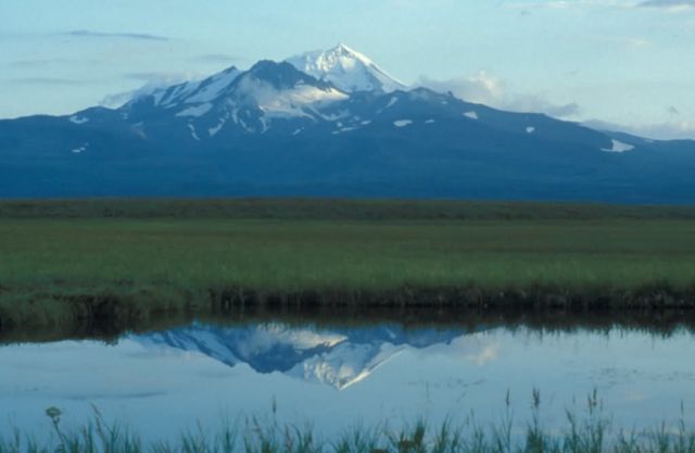 Frosty Peak with Reflection Picture