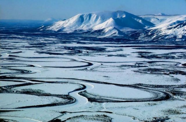 Mountains and Meandering Rivers Picture