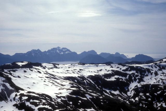 Harding Ice Field - Aerial View Picture