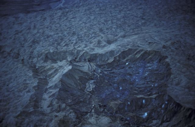 Glacial Zone of Ablation in the Alaska Range Picture