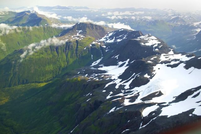 Mountain Peaks - Aerial View Picture
