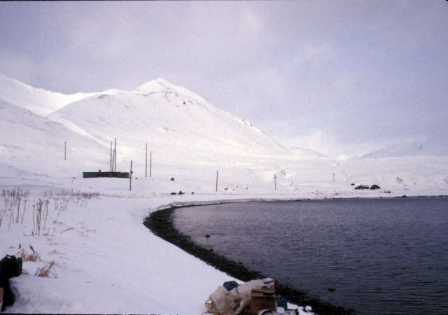 Attu Island, Casco Cove, Upper Base, Western Mts. Picture