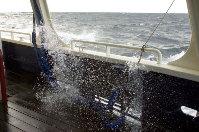 Aleutian weather on board the MV Tiglax_ Picture