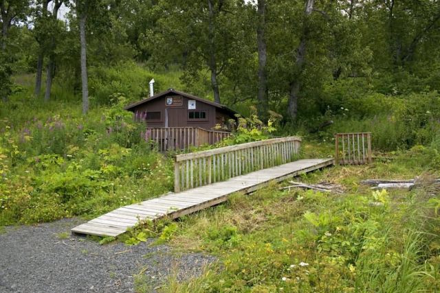 USFWS Uganik Lake Recreation Cabin Picture