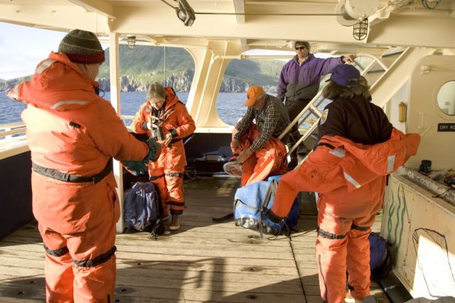 Going ashore from the MV Tiglax Picture