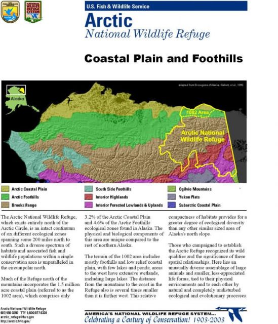 Information map: Northern Alaska ecological zones Picture