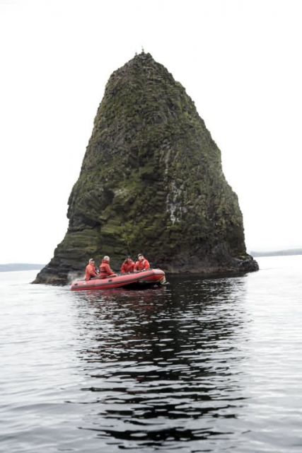 Akun Islet and USFWS crew Picture
