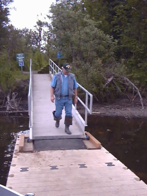 Deshka River Float Dock Picture