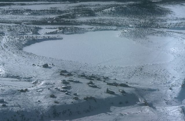 Arctic Village in Winter Picture