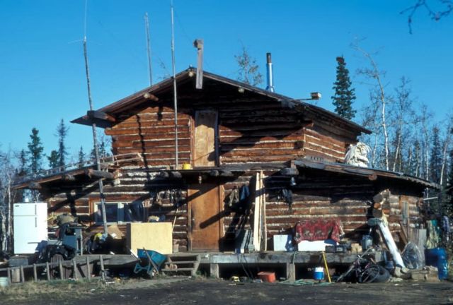 Huslia Log Home Picture