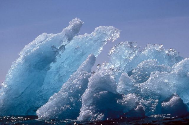 Ice Berg or Floating Ice Picture