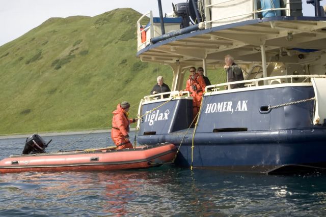 MV Tiglax at Bendel Island Picture