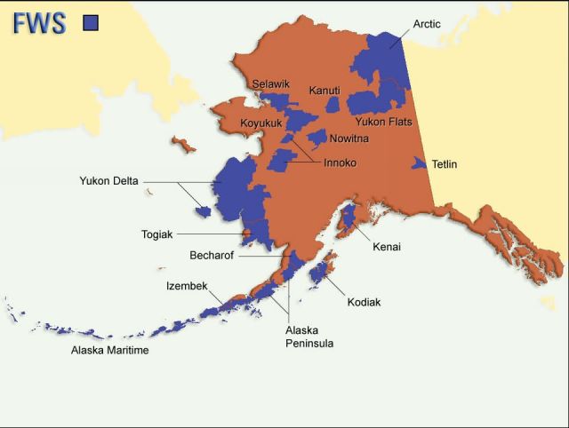 FWS Refuge Map of Alaska Picture