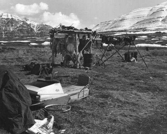 Anaktuvuk Pass Drying Rack Picture