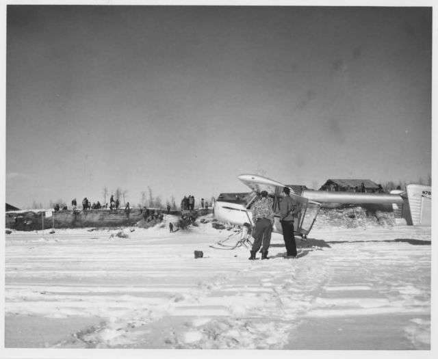 Agent King 1954 and Small Plane at Minto Picture