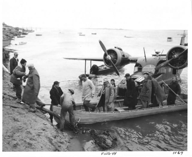 U.S. Fish and Wildlife Service Arriving on Nunivak Picture