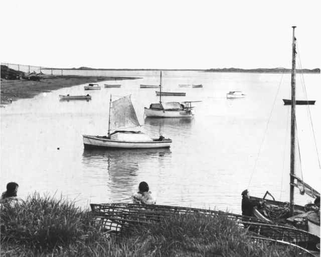 Locally Built Auxiliary Sailing Vessels at Mekoryuk, Nunivak Island Picture