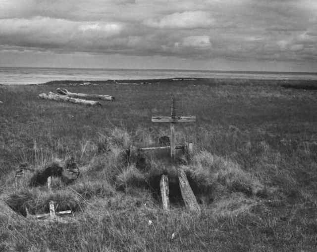 Native Alaskan Cemetery in Yukon Delta National Wildlife Refuge Picture