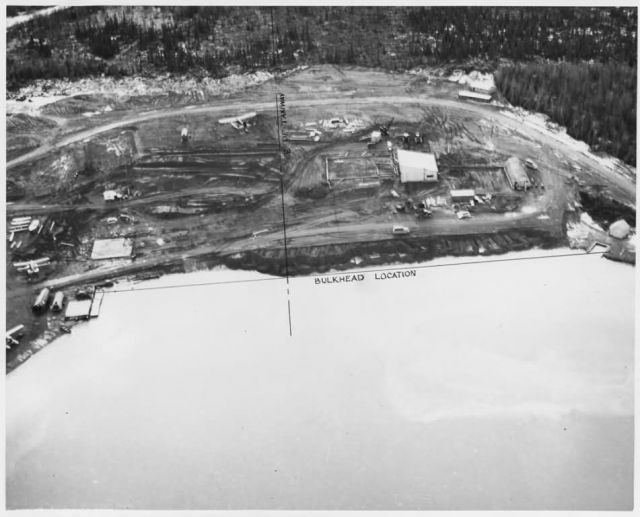 Early Aerial View of Lake Hood, Anchorage Picture