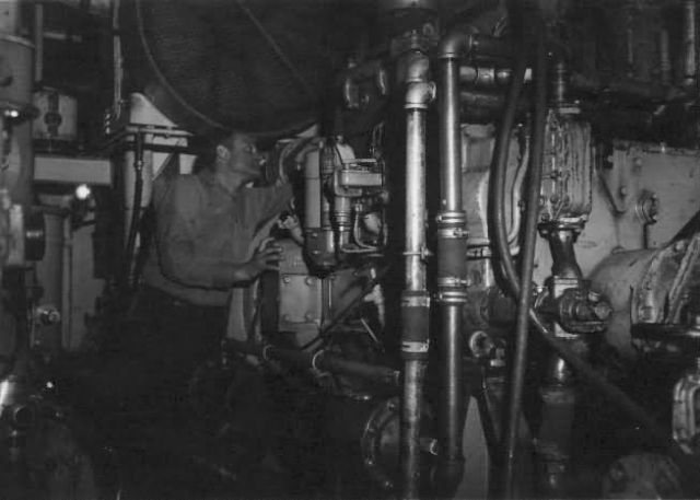 Al Kuchnel on M/V WASHINGTON Picture