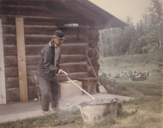 Elder Man with Smudge Pot, Circle City Picture