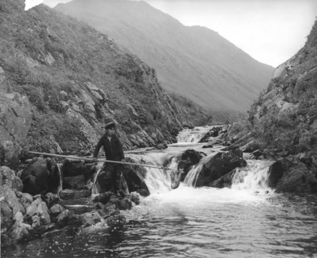 Chief Mike Houdikoff's Son Fishing on Attu Picture