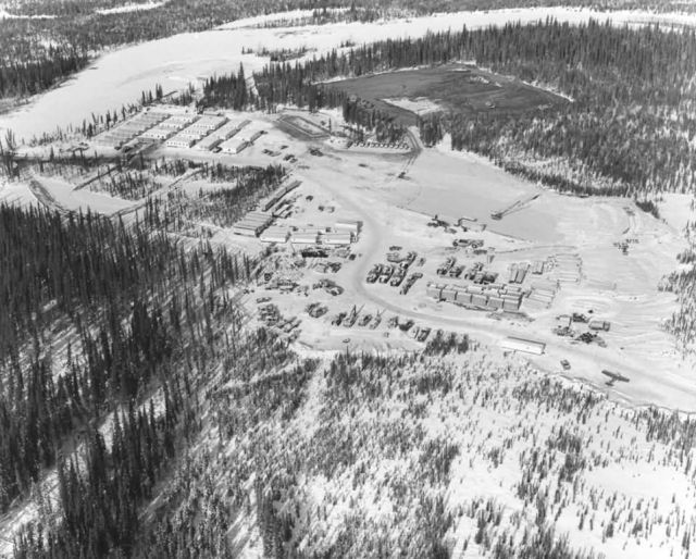 Helipad Construction on Prospect Creek Picture