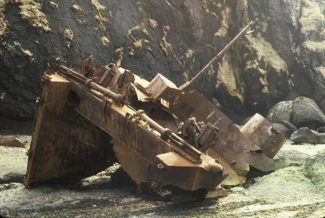 WW II Landing Craft Wreck on Amchitka Island Picture