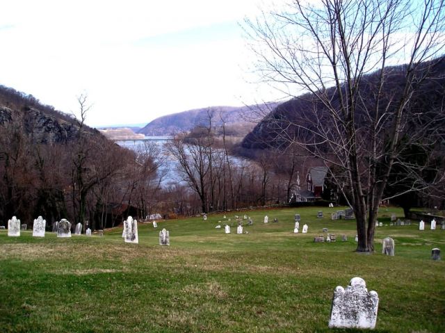 Shenandoah River From Harpers Ferry Cemetery Picture