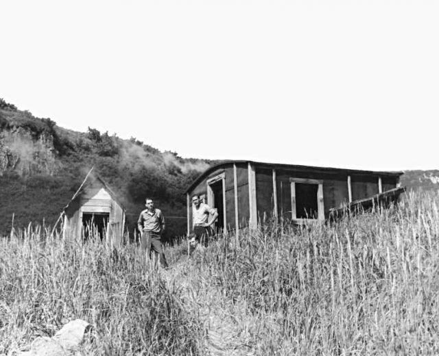 U.S. Fish and Wildlife Service Stream Guard Cabin in Kaflia Bay Picture