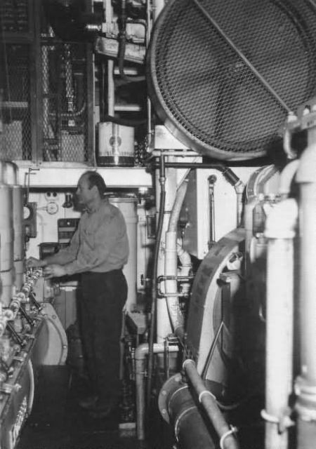Al Kuchnel on M/V WASHINGTON Picture