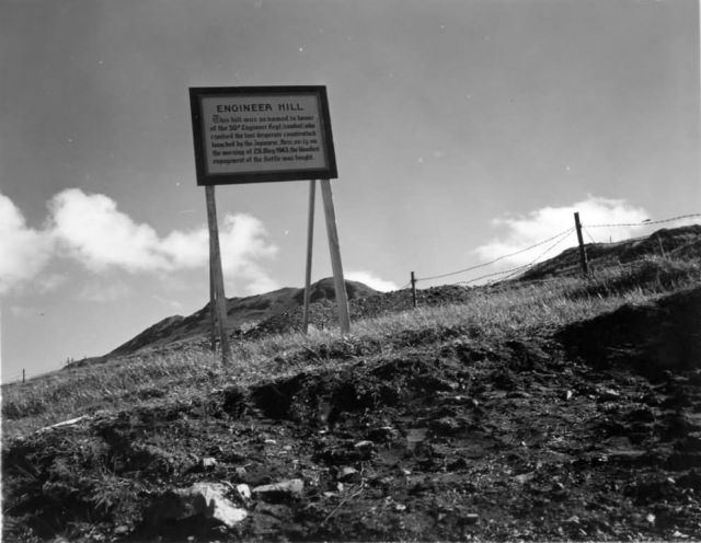 Engineer Hill Sign on Attu Picture