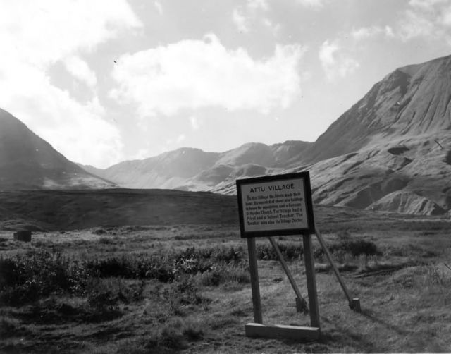 Attu Village Sign Picture