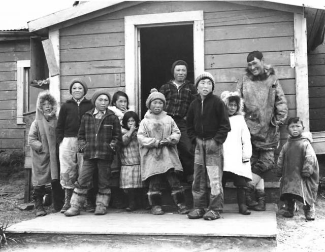 Nunivak Children and Adults Picture
