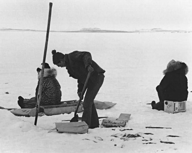 Ice Fishing in Kotzebue Sound Picture
