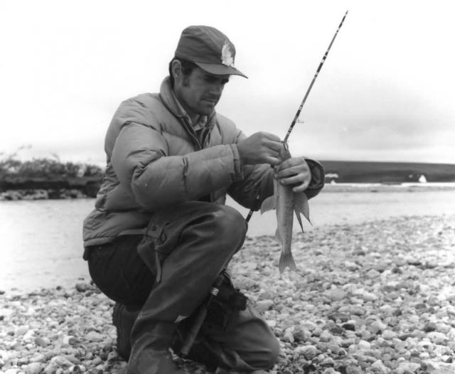 Fisherman and Grayling Picture