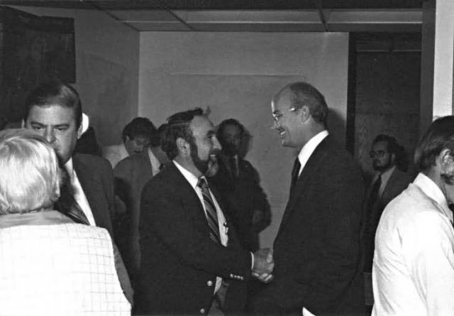 Secretary of Interior James Watt at Reception Picture