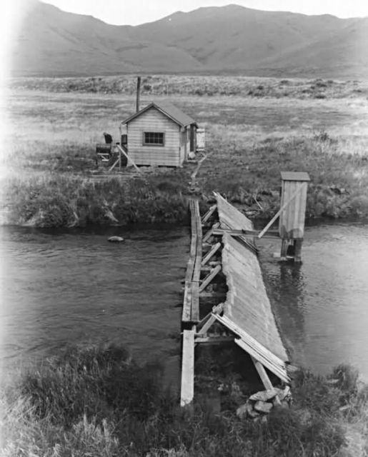 Salmon Counting Weir on Red River Lake, Kodiak Island Picture