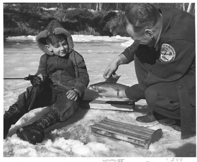 George Warner and Arctic Grayling Picture