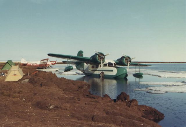 Teshekpuk Lake, Sea Plane, and Camp Picture