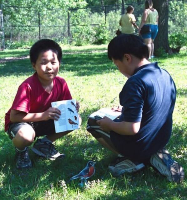 Two Boys At TheZ oo Picture