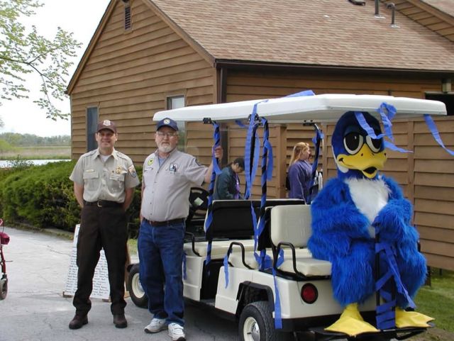 Puddles On Disabled Visitor Cart Picture