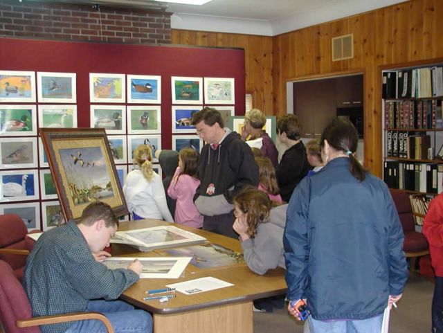 Adam Grimm Duck Stamp Artist Picture
