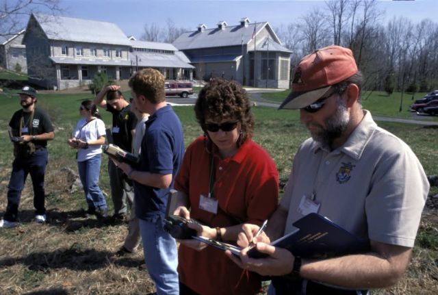 GIS Class in the Field at the National Conservation Training Center Picture