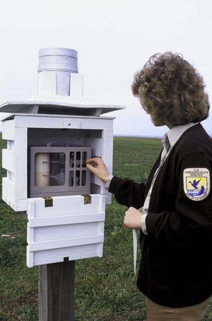 FWS Employee Monitoring Weather Station Picture