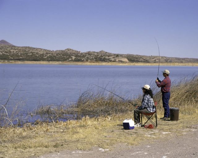 Fishing at Bosque del Apache NWR Picture